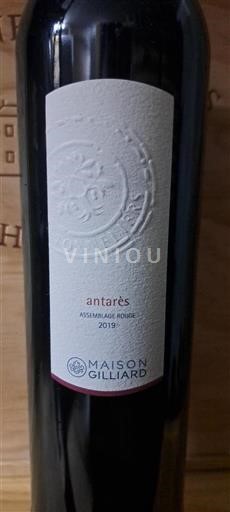 Vin Rouge sec Antarès Maison Gilliard 2019 Suisse Valais AOC