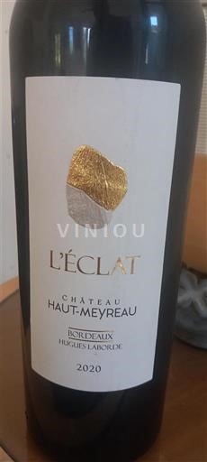 Bordeaux Château Haut-Meyreau L'Éclat 2020