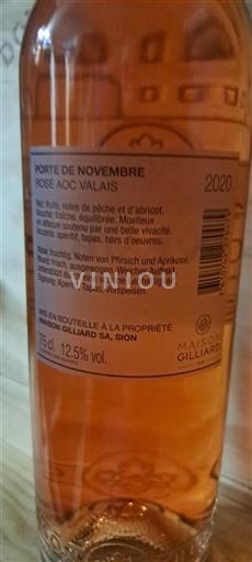 Wallis Nicht spezifiziert Maison Gilliard Porte de Novembre 2020