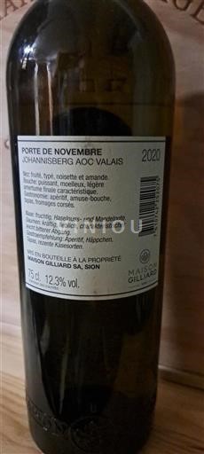 Wallis Nicht spezifiziert Maison Gilliard Porte de Novembre 2020