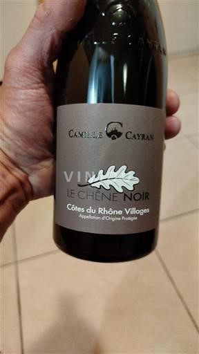 Rhônevallei Côtes-du-rhône-villages Camille Cayran Le Chêne Noir Niet-geïntegreerd