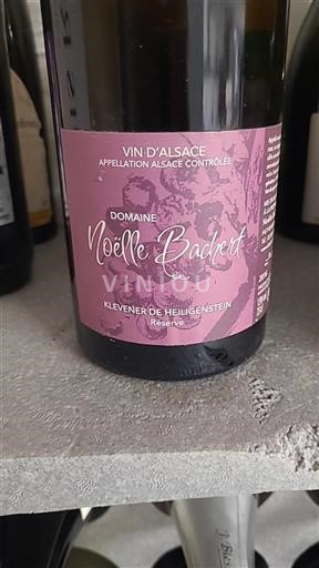 Alsace Heiligensteinin-Klevener Grand Cru Domaine Noëlle Bachet Réserve 2018