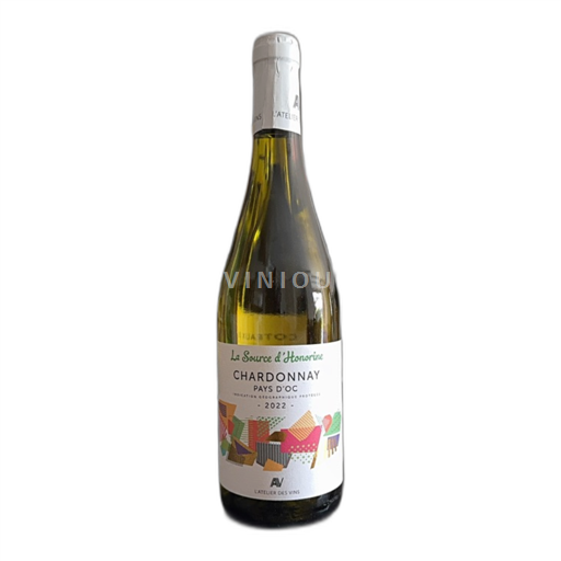 Vin Blanc sec La Source d'Honorine L'Atelier des Vins 2022 France Languedoc et Roussillon Pays d'oc IGP