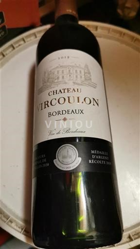 Bordeaux Château Vircoulon 2019