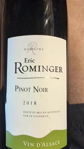Alsace Domaine Eric Rominger Pinot Noir 2018