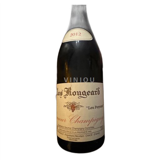 Vallée de la Loire Saumur-champigny Clos Rougeard Les Poyeux 2012