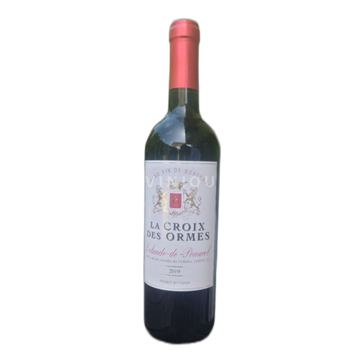Vin Rouge sec La Croix des Ormes 2019 France Bordeaux Lalande-de-pomerol AOC