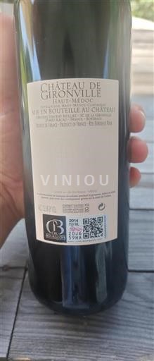Bordéus Haut-Médoc Cru Bourgeois Château Gironville 2014