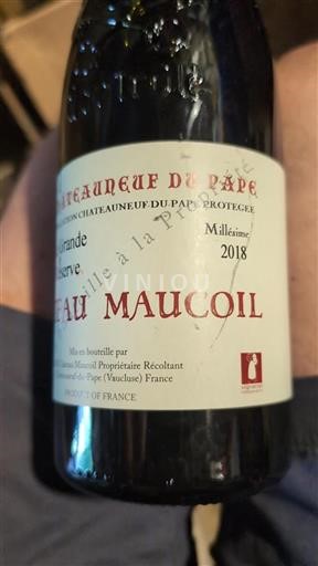 Vale do Ródano Châteauneuf-du-Pape Château Maucoil Grande Réserve 2018