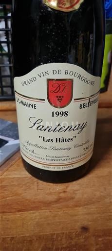 Burgundija Santenay Domaine Belleville Les Hâtes 1998