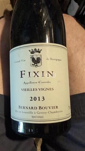 Borgonha Fixin Bernard Bouvier Vieilles Vignes 2013