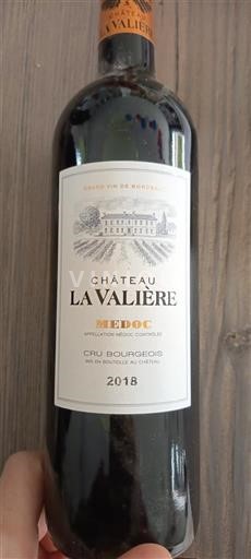 Bordeaux Médoc Château La Valière 2018