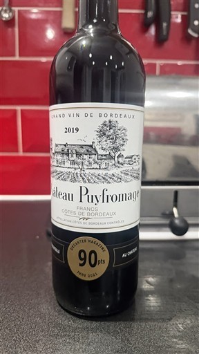 Bordo Francs Koti Bordo Château Puyfromage 2019