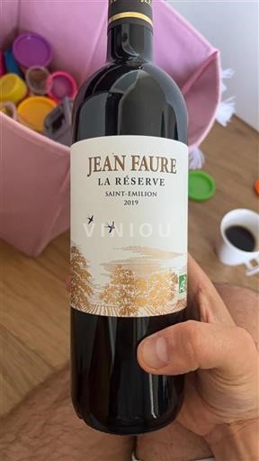 Bordeaux Saint-Émilion Jean Faure La Réserve 2019