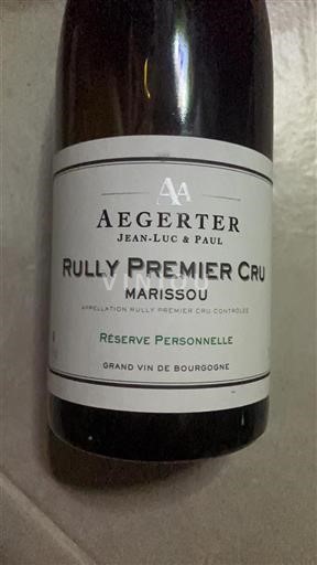 Borgogna Rully Premier Cru Aegerter Rully Premier Cru Marissou 2012