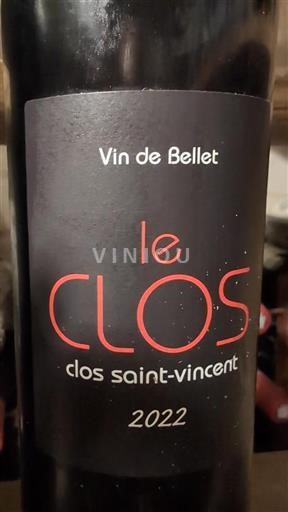 Provence Ospecificerad Clos Saint-Vincent Le Clos 2022