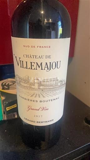 Languedoc Corbières-boutenac Château Villemajou Grand Vin 2017