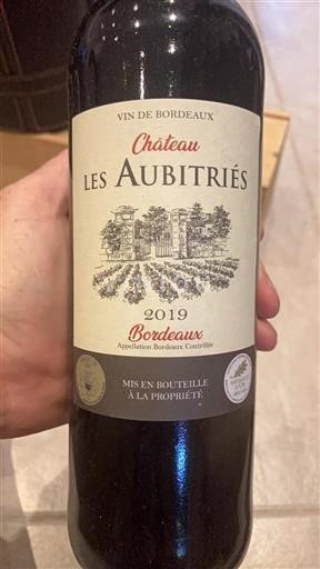 Bordéus Château Les Aubitriés 2019
