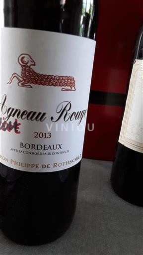 Burdeos Bordeaux Baron Philippe de Rothschild Agneau Rouge 2013