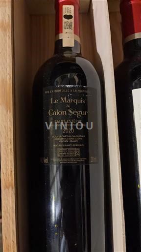 Bordeaux Saint-Estèphe Calon Ségur Le Marquis de Calon Ségur 2020