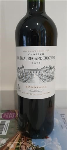 Bordeaux Château Beauregard-Ducourt 2020