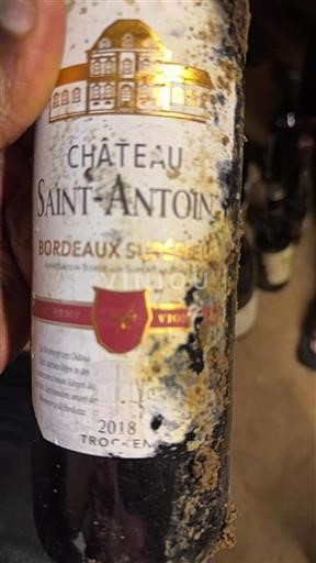 Bordeaux Bordeaux Supérieur Château Saint-Antoine 2018