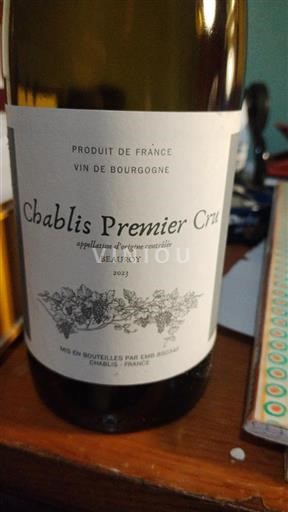 Borgoña Chablis Premier Cru Beauroy 2023