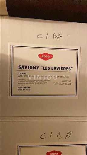 Borgonha Savigny-lès-Beaune Premier Cru Louis Chenu Père & Filles Les Lavi%c3%a8res 2022