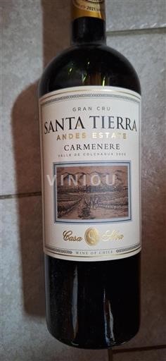 Rapel Valley Colchagua Valley Casa Silva Santa Tierra Andes Estate 2020