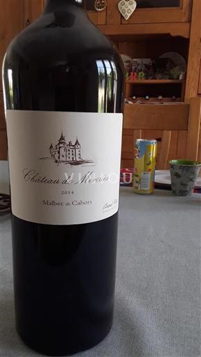Vin Rouge sec Malbec de Cahors Château Mercuès 2014 France Sud-Ouest Cahors AOC
