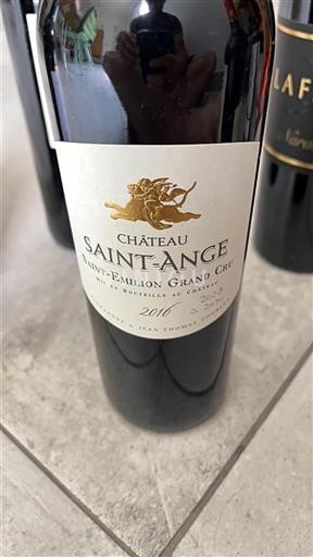 Burdeos Saint-Émilion Grand Cru Saint-Ange 2016