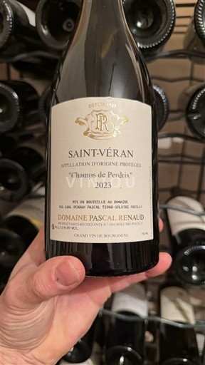 Borgoña Saint-Véran Domaine Pascal Renaud Champs de Perdrix 2023