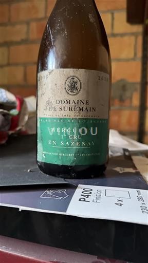 Borgogna Mercurey Premier Cru Domaine Suremain En Sazenay 2018