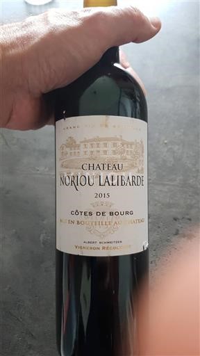 Bordéus Côtes-de-bourg Château Noriou Lalibarde 2015