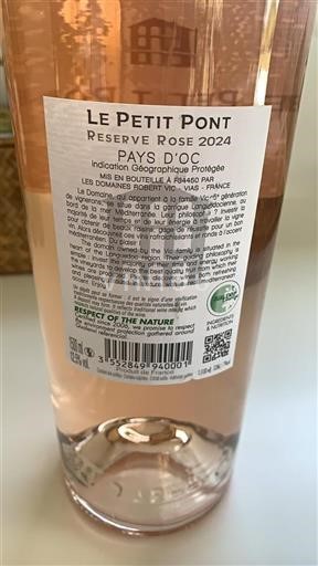 Languedoc-Roussillon Pays d'Oc Domaine Les s Robert Vic Réserve Rosé 2024