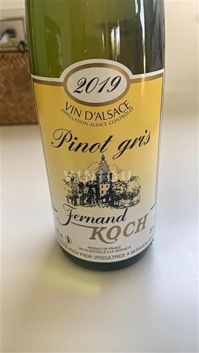 Alsacia Grand Cru Fernand Koch 2019