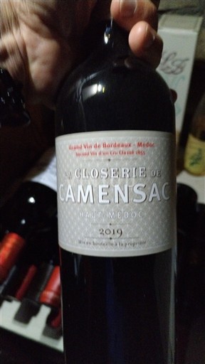 Bordeaux Haut-Médoc Grand Cru La Closerie de Camensac 2019