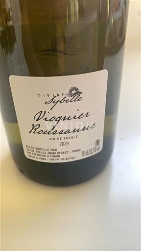 Rhônen laakso Määrittelemätön Divine Sybille Viognier Roussanne 2023