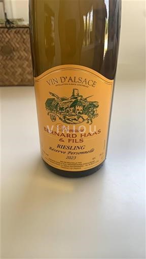 Alsazia Domaine Bernard Haas & Fils Réserve Personnelle 2023
