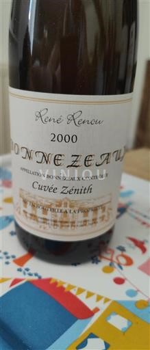 Loiredalen Bonnezeaux René Renou Zénith 2000