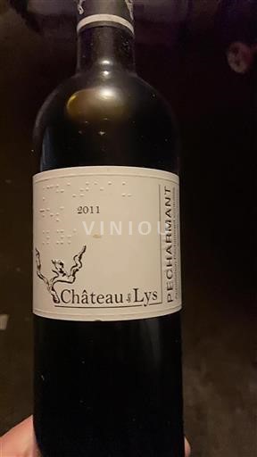 Sud-Ovest Pécharmant Château Des Lys 2011