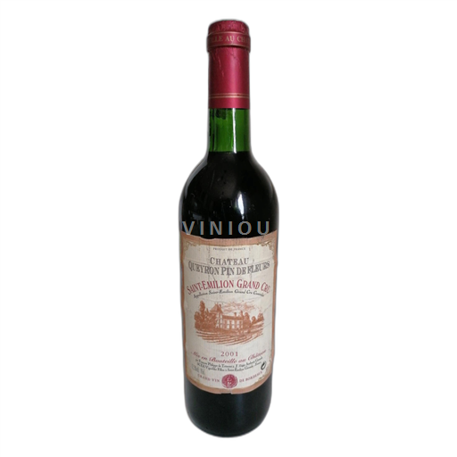 Bordeaux Saint-Émilion Grand Cru Château Queyron Pin de Fleur 2001