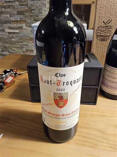 Bordeaux Saint-Georges-Saint-Émilion Clos Haut-Troquart 2022
