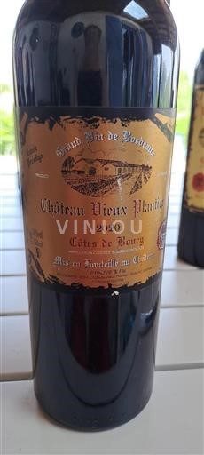 Burdeos Côtes-de-bourg Château Vieux Plantier Prestige 2020
