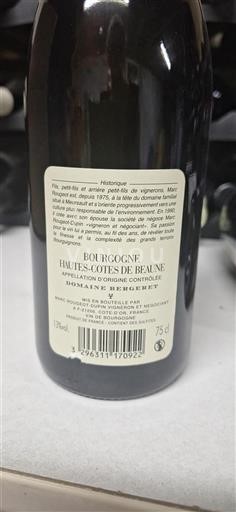 Bourgogne Hautes Côtes de Beaune Domaine Bergeret 2020