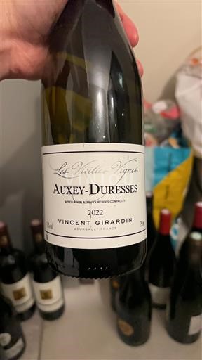 Bourgogne Auxey-duresses Vincent Girardin Les Vieilles Vignes 2022