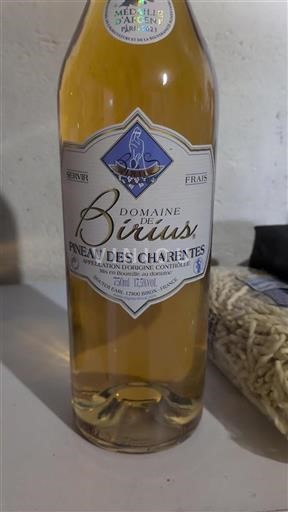 Poitou-Charentes Pineau des Charentes Domaine Birius 2023