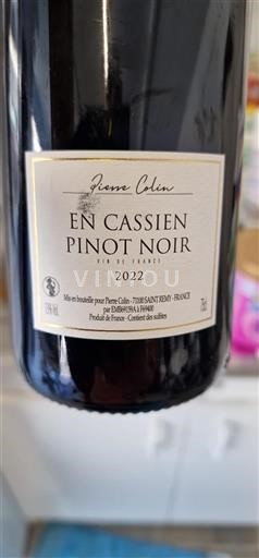 Burgundy Unspecified Pierre Colin En Cassien Pinot Noir 2022