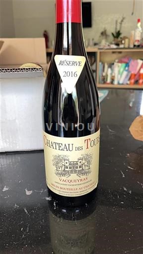 Rhônedalen Vacqueyras Château Des Tours Réserve 2016