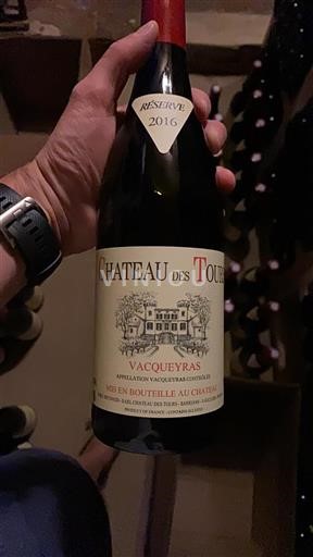 Rhônen laakso Vacqueyras Château Des Tours Réserve 2016